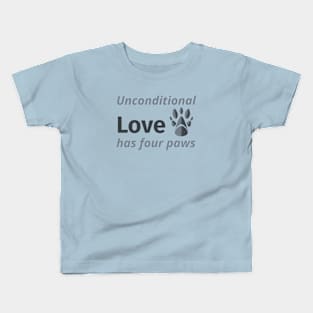 geometric dog paw Kids T-Shirt